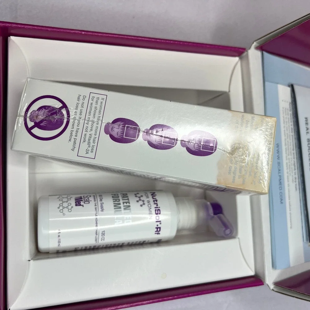 ScalpMed Vitadil-2A Re-Grow Hair Regrowth Kit Women Expired 2015 Collectible Box